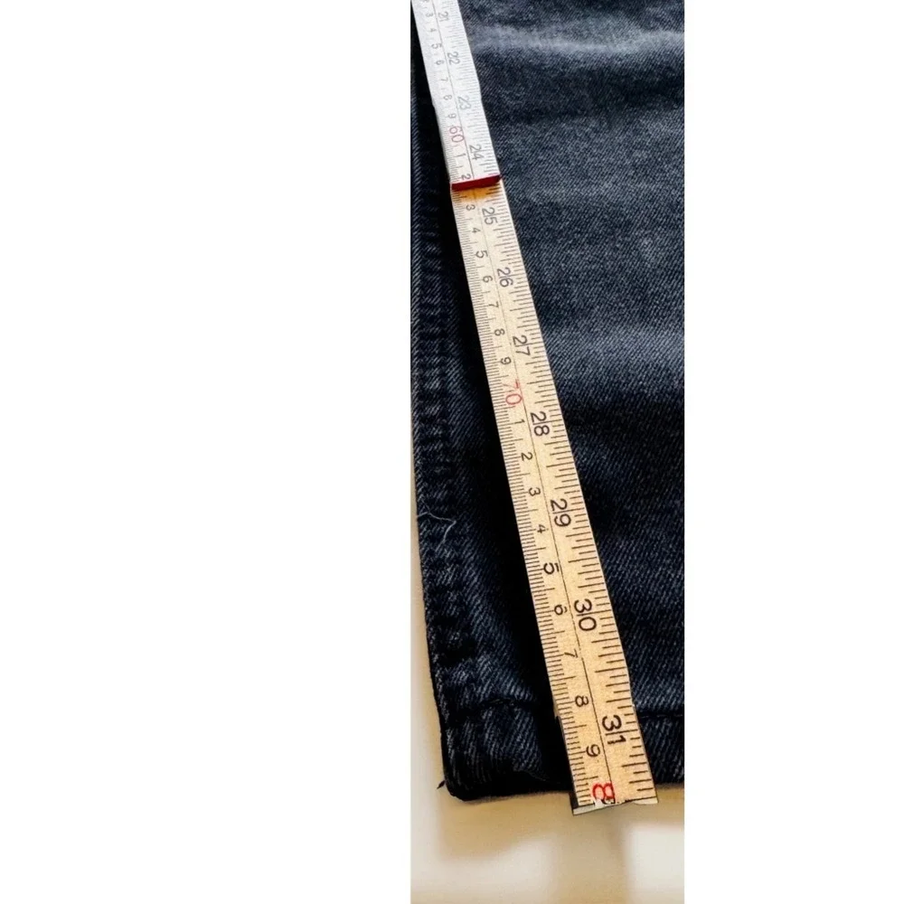 Outback Rider Black Distressed Jeans Sz 34x32 Cotton Blend Denim Classic Comfort